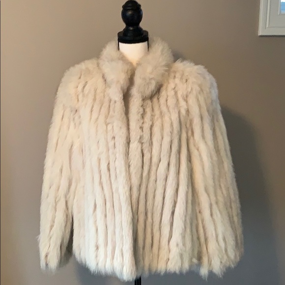 HP❤️Vintage blue fox coat - Picture 4 of 11